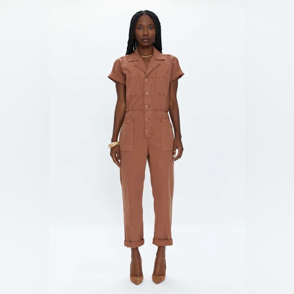 PISTOLA - Grover Short Sleeve Field Suit In Cinnamon